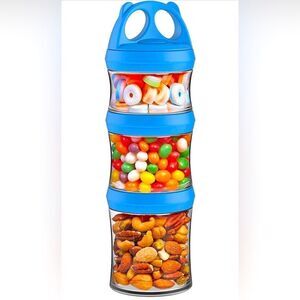 BeneLabel Snack Jars 3-Piece Twist Lock Stackable Containers